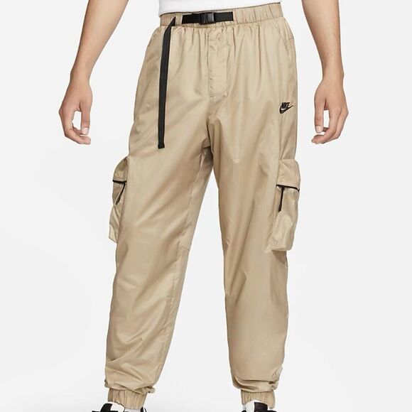 Nike Athletic Beige Pants New FB7911-247 Men's Size Médium